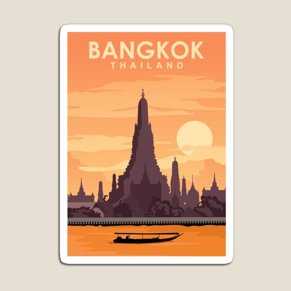Kids Toys Bangkok - Bangkok affiche de voyage Art impression