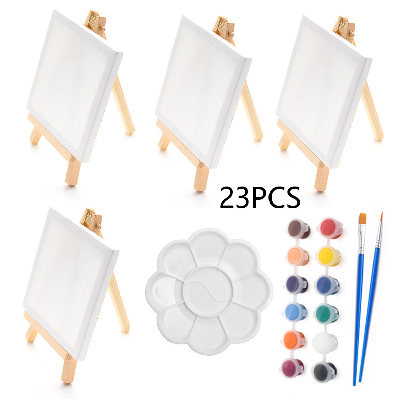 Kids Art Easel - Ensemble de 23 mini chevalets et