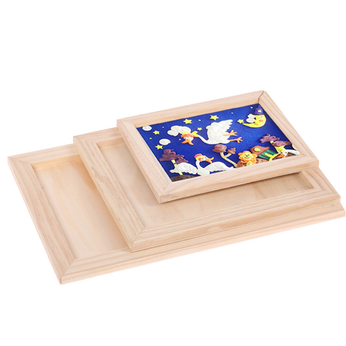 Kids Art Easel - Lot de 2 cadres en bois