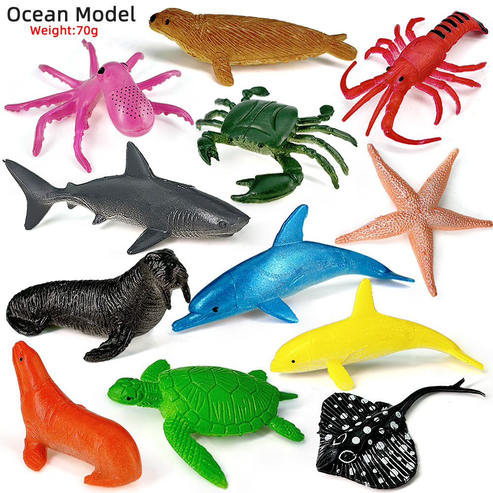 Sandbox Play Set - 12 pièces océan mer vie ensemble
