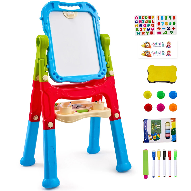 Kids Art Easel - Tableau magnétique pour enfants avec tableau