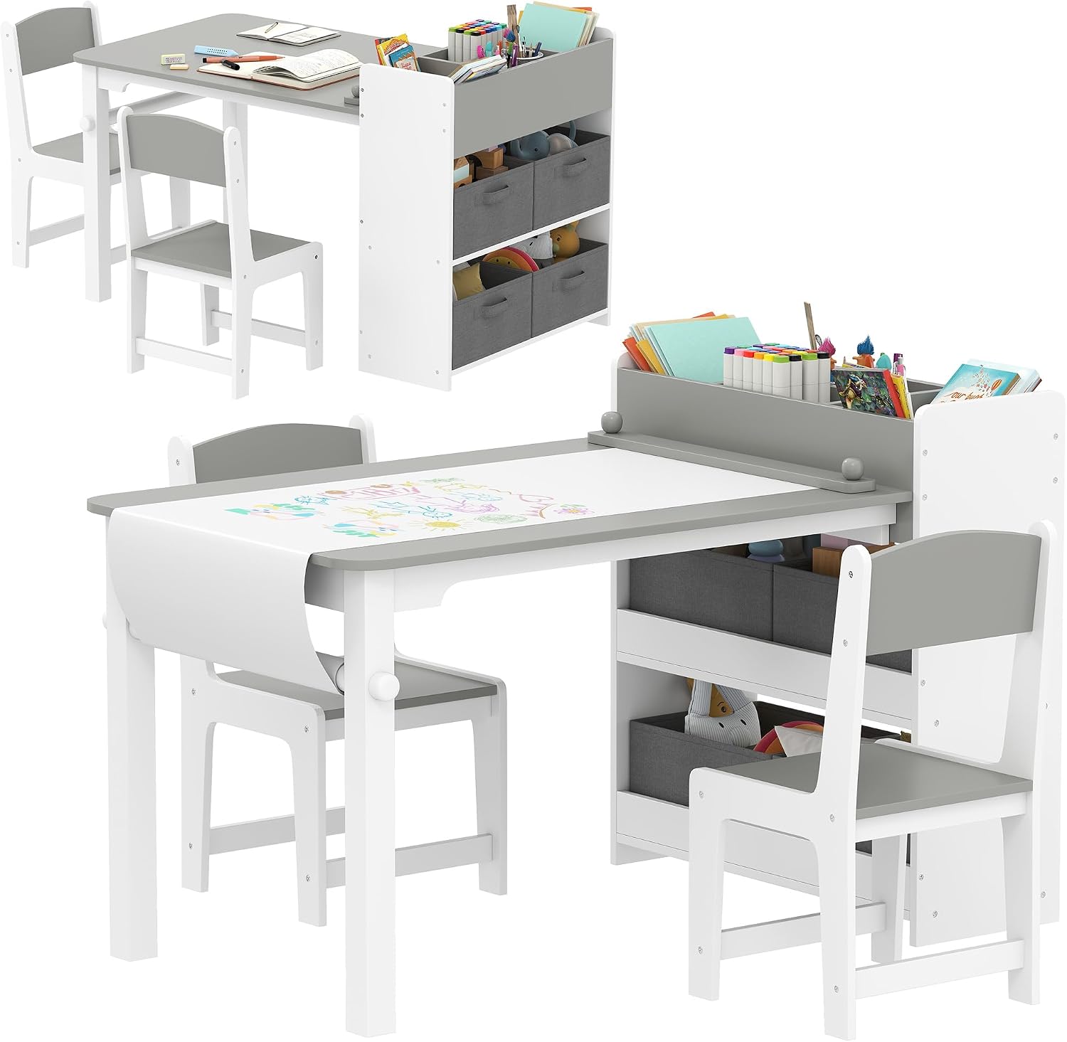 Kids Art Easel - Table et chaise d'artiste pour enfants