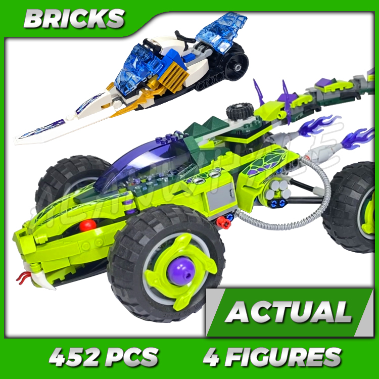 Kids Toys Xmas 2025 - 452 pièces Shinobi Fangpyre Truck Ambush