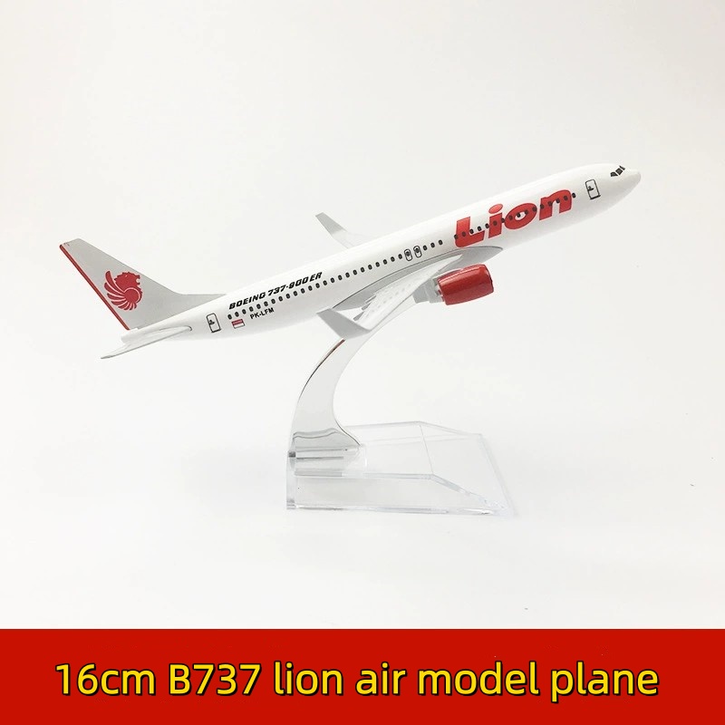 Kids Toys Review - Modèle d'avion Lion Air b737 de