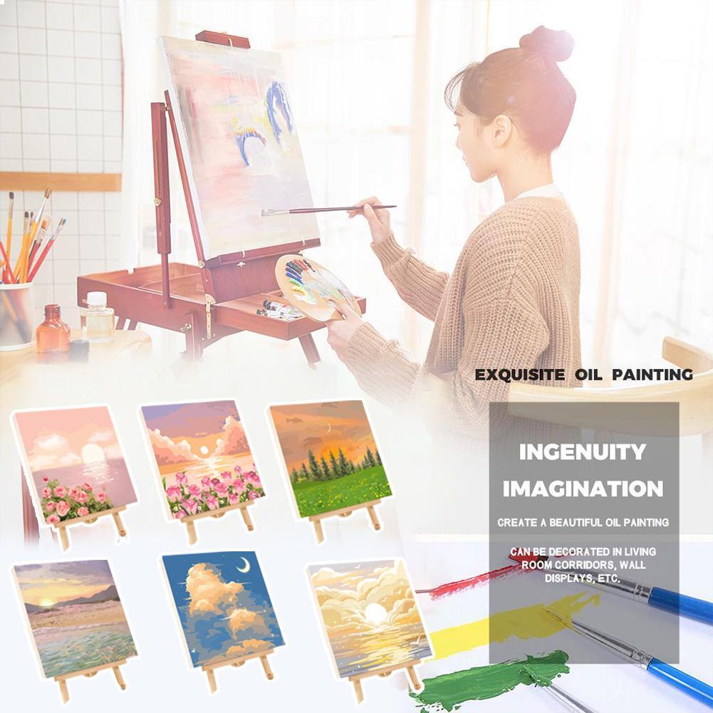 Kids Art Easel - Kit de peinture par numéros DIY