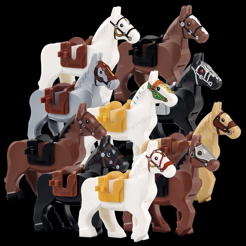 Kids Toys Horse - XP1010-1016 cheval de guerre médiéval Mini