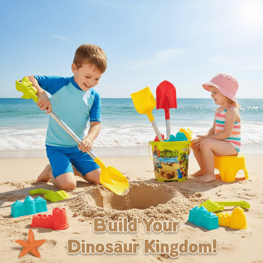 7 jouets de plage dinosaures,  - Kinetic Sand Mold avis et prix