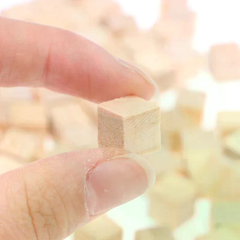 Mini blocs carrés en bois inac - Kid Toys And Craft avis et prix