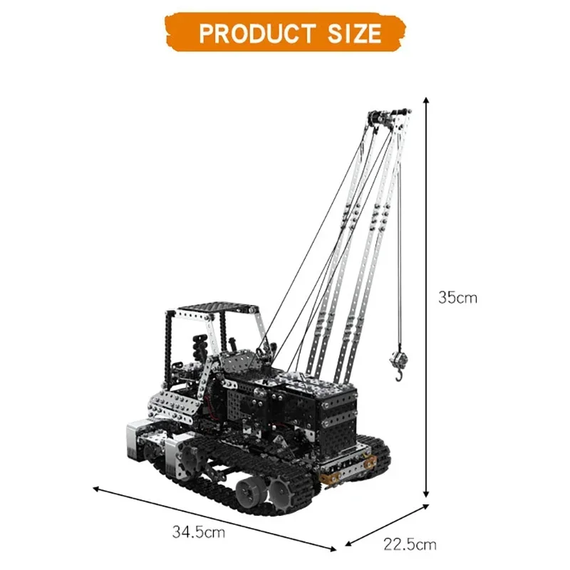 Grue RC en métal à monter soi- - Kids Toys Review avis et prix