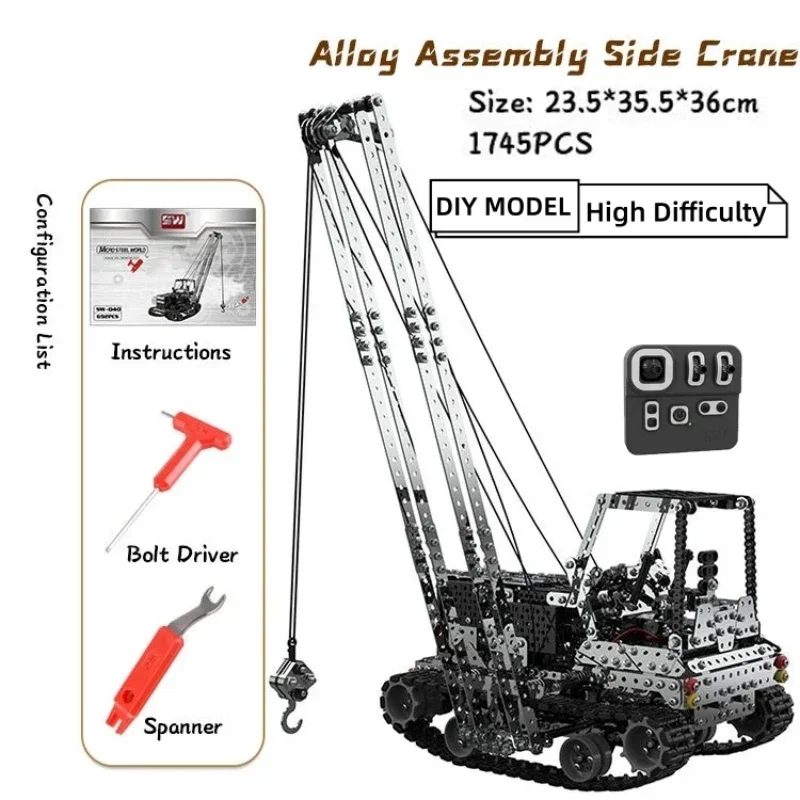 Grue RC en métal à monter soi- - Kids Toys Review avis et prix