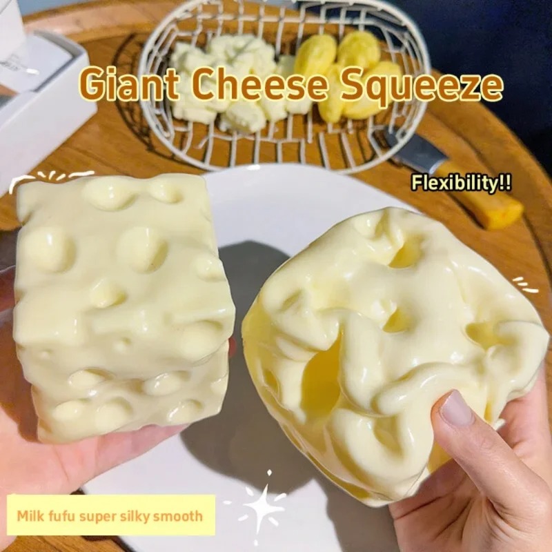 Taba Squishy Cheese Cube, Ball - Kids & Toys Expo Saudi Arabia avis et prix