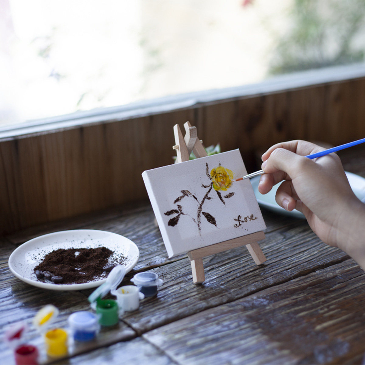 Lot de 10 mini chevalets en bo - Kids Art Easel avis et prix
