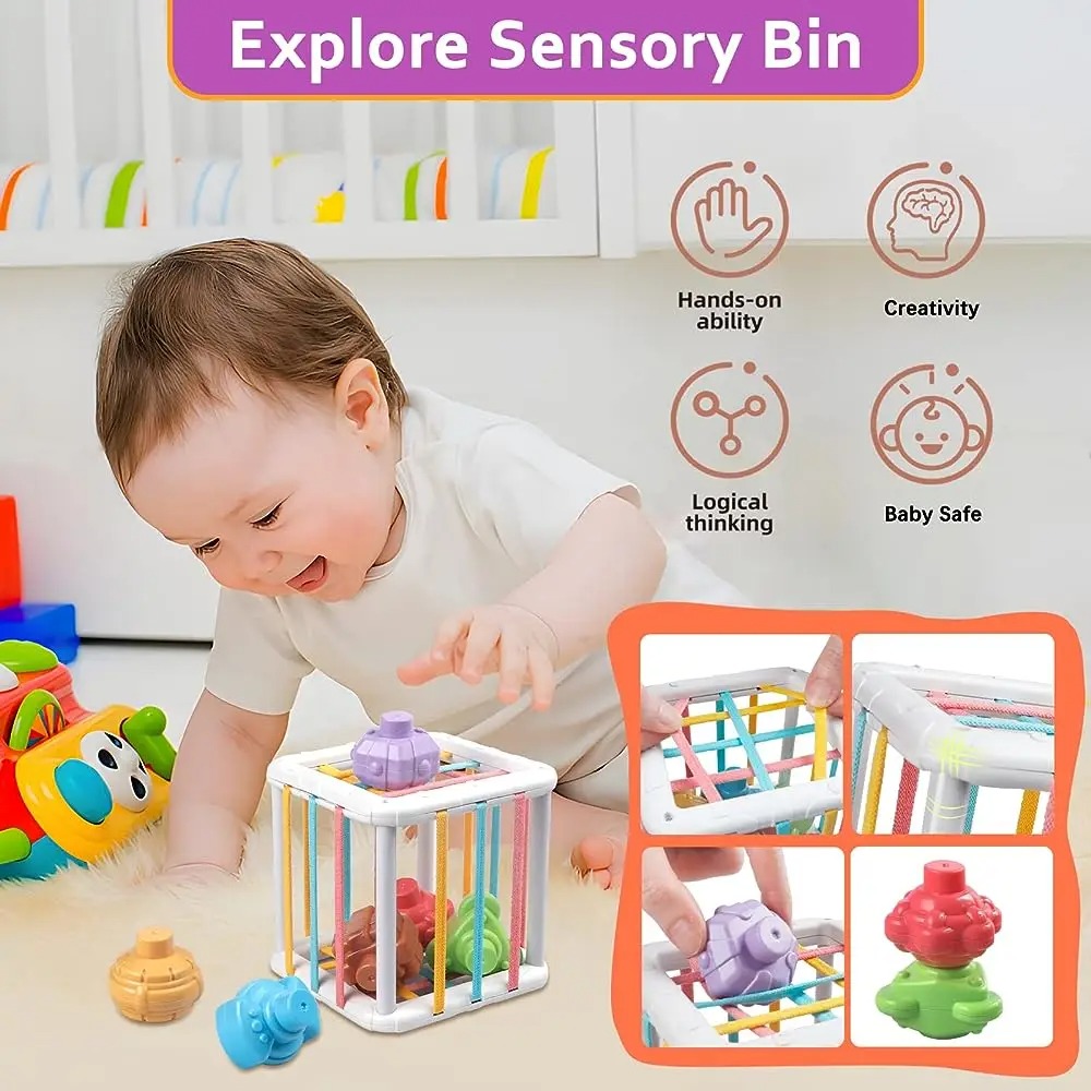 Cube de tri de formes Montesso - Kids Toys Variety avis et prix