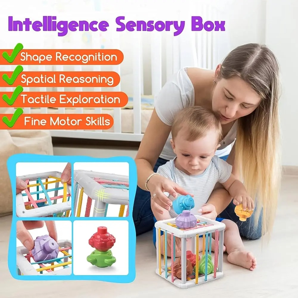 Cube de tri de formes Montesso - Kids Toys Variety avis et prix